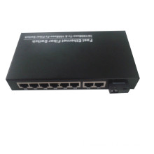 Fiber to Ethernet 8 Port Media Converter